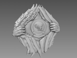 American Symbol 3D Model