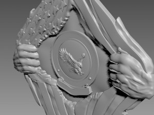 American Symbol 3D Model