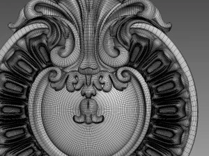 Rosette Decor 3D Model