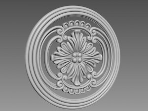 Round Decor for Furniture 3D Model
