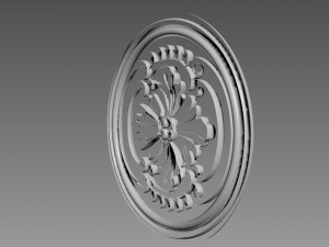 Round Decor for Furniture 3D Model