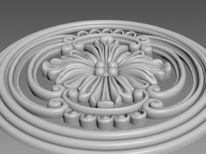 Round Decor for Furniture 3D Model