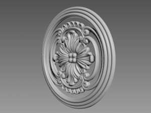 Round Decor for Furniture 3D Model