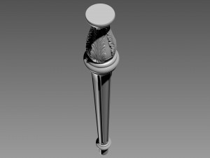Table leg 3D-Modell