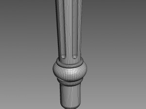 Table leg 3D-Modell