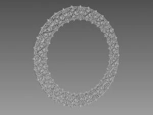 Round Rosette 3D Model