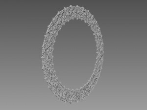 Round Rosette Model 3D