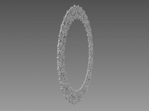 Round Rosette Model 3D