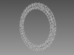 Round Rosette Model 3D