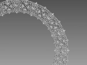 Round Rosette 3D Model
