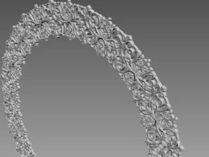 Round Rosette 3D Model