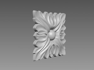 Decor square 01 3D Model