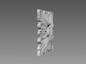Decor square 01 3D Model