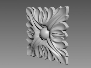 Decor square 01 3D Model