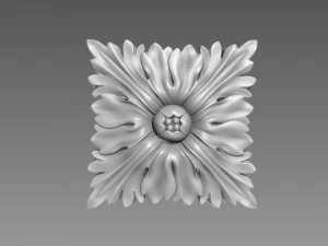 Dekor karesi 02 3D Model