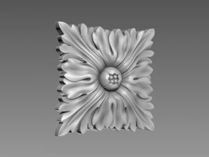 Decor square 02 3D Model