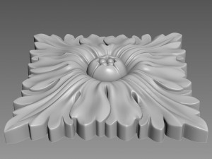Decor square 02 3D Model