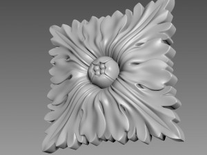 Decor square 02 3D Model