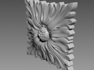 Decor square 02 3D Model