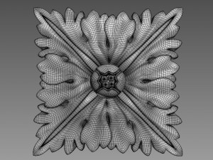 Decor square 02 3D Model