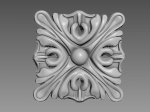 Decor square 03 3D Model