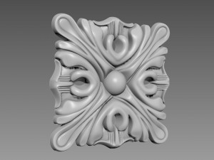 Decor square 03 3D Model