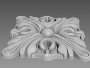 Decor square 03 3D Model