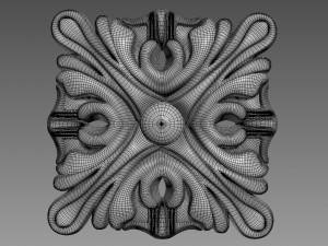 Decor square 03 3D Model