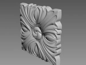 Decor square 04 3D Model
