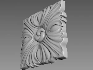 Decor square 04 3D Model