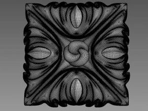Decor square 04 3D Model