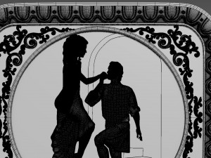 Galatea Bas-Relief Modèle 3D