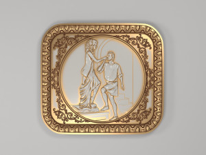 Galatea Bas-Relief Modèle 3D