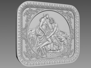 Hera Bas-Relief Modello 3D