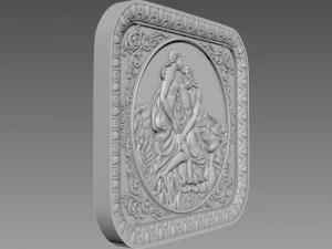 Hera Bas-Relief 3D Model