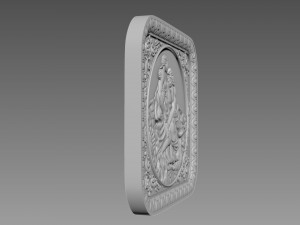 Hera Bas-Relief Modello 3D