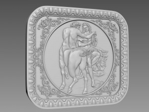 Centaur Bas-Relief 3D Модель