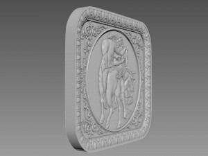 Centaur Bas-Relief 3D Модель