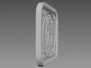 Centaur Bas-Relief 3D Model