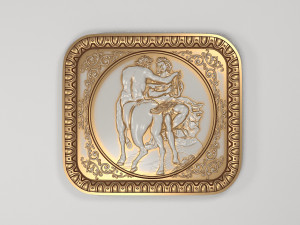 Centaur Bas-Relief 3D Модель