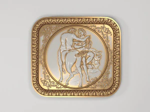 Centaur Bas-Relief 3D Model