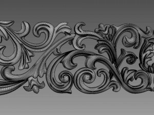 Ornament for furniture 3D 模型