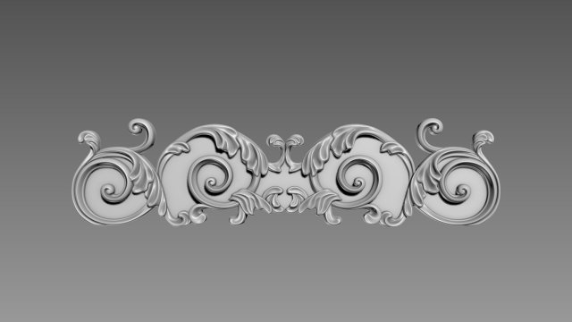 Decorative element Model 3D .c4d .max .obj .3ds .fbx .stl .blend 