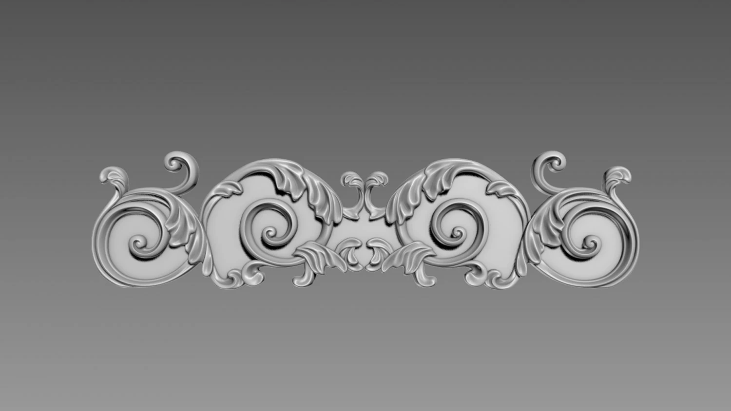 Decorative element 3D Model .c4d .max .obj .3ds .fbx .stl .blend