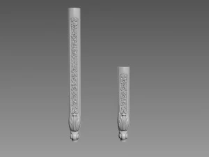 Gamba del mobile Modello 3D