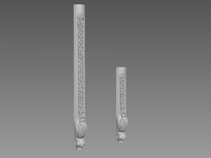 Furniture leg 3D Model