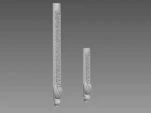 Furniture leg 3D Model