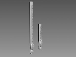 Furniture leg 3D Model