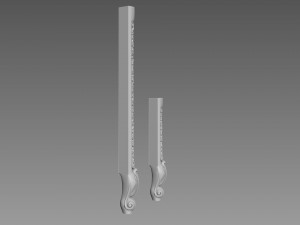Furniture leg 3D Model