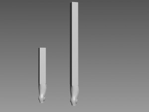 Furniture leg 3D Model
